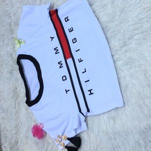 Tommy Hilfiger crop top.